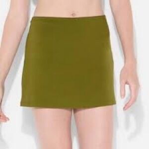 Women's High-Rise A-Line Skort - Wild Fable™Green M